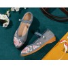 Chinese Style Women Embroidered shoes Blue