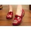 Chinese Style Women Cloth Shoes Red
