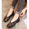 Chinese Style Women Cloth Shoes Black