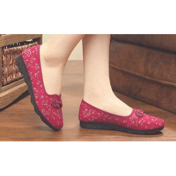 Chinese Style Women Shoes Red