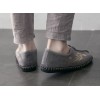 Chinese Style Men Cloth Shoes Grey