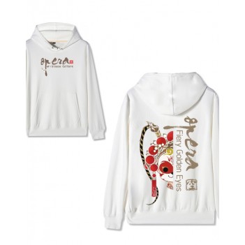 Chinese style Forbidden City co-branded Peking Opera Hoodie Sun Wukong White
