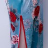Cap sleeve full length floral cheongsam Chinese dress