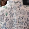 Cap sleeve mandarin collar floral printed short qipao