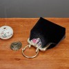 Chinese style cheongsam bag ethnic style handbag embroidered bag mouth gold bag beaded pendant antique bag