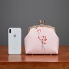 Handmade antique female bag pink small bag Chinese style embroidery bag antique Hanfu bag portable messenger bag female wild