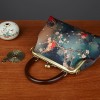 Retro style silk cheongsam bag mulberry silk handbag messenger bag handmade silk bag Gurixiang printed female bag