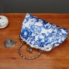 New blue and white handbag silk cheongsam bag mother hand bag gift bag