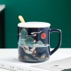 Internet Celebrity Chinese Style Ceramic Mug Creative Gold-painted Mug Office Tea Cup